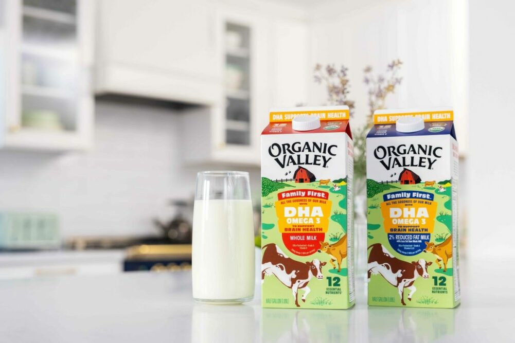 Organic Valley milk products