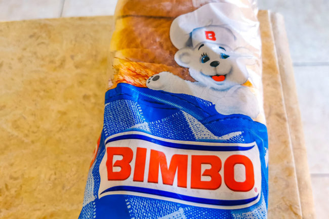 Bimbo toast white bread