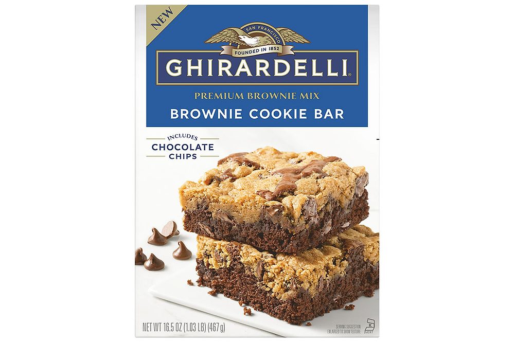 Ghiradeli brookie mix