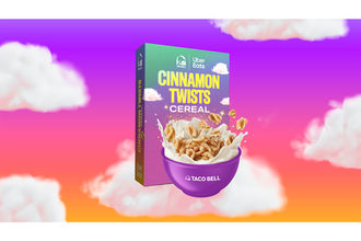 Uber Eats x Taco Bell cereal