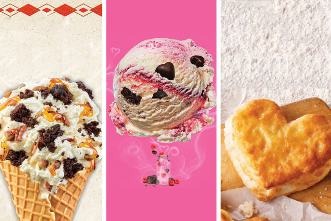 New products from Hardee's, Cold Stone Creamery and Baskin-Robbins