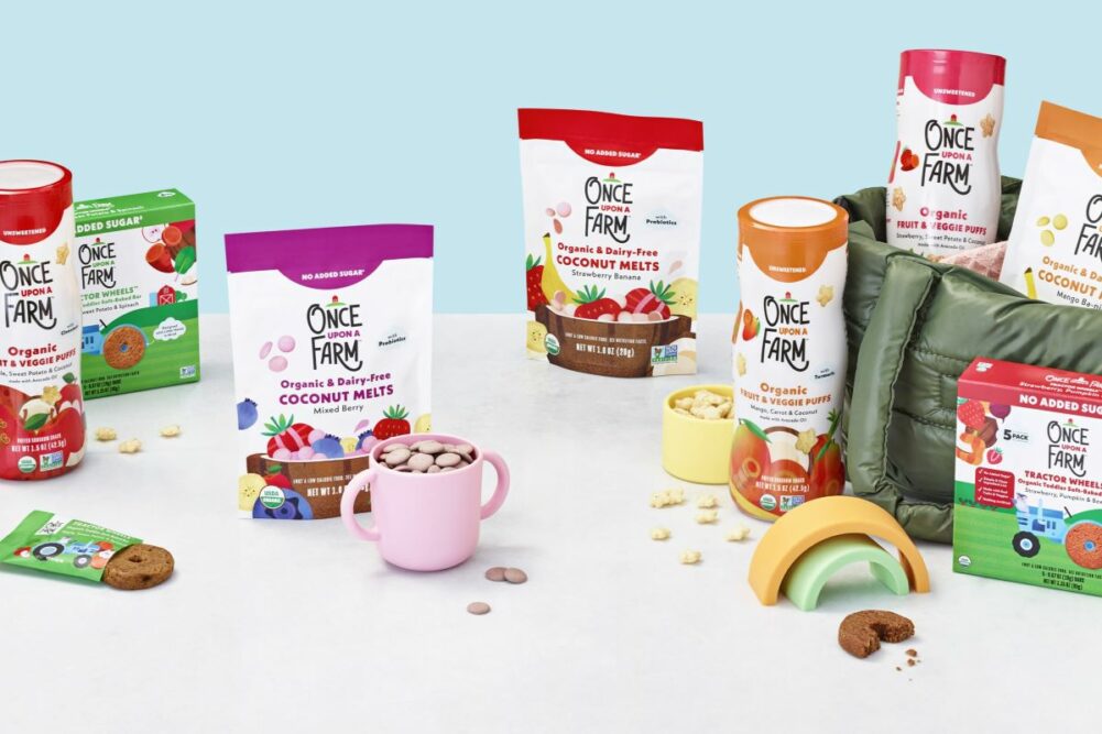 Once Upon a Farm shelf-stable snack line