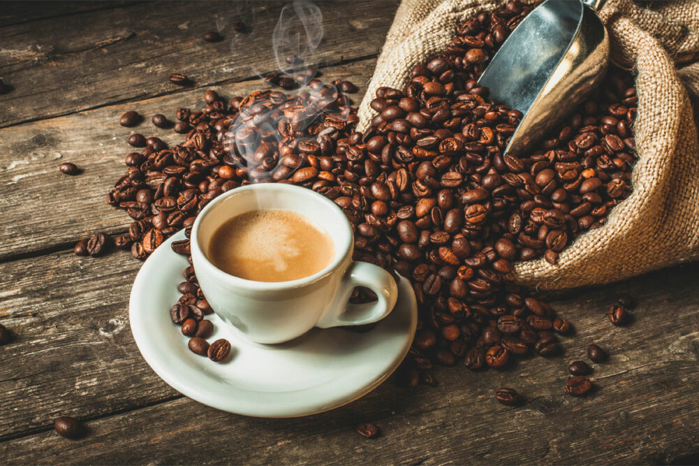 Coffee and coffee beans