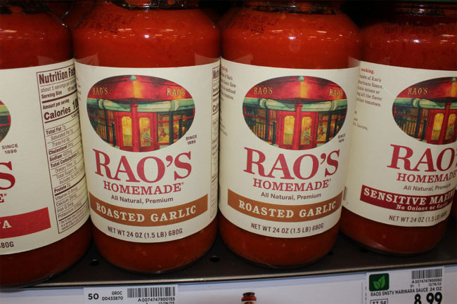 Rao's pasta sauces