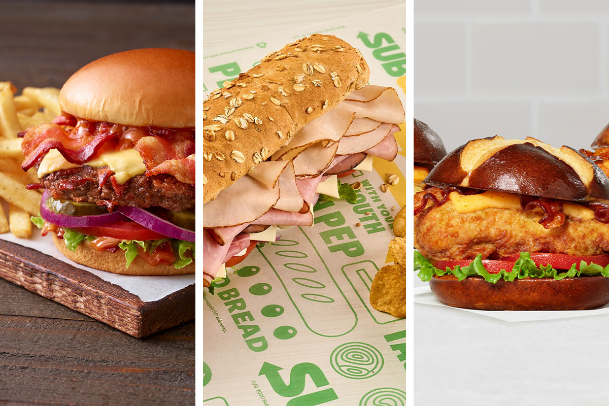 New menu items from Applebee's, Subway Restaurants and Chick-fil-A, Inc.