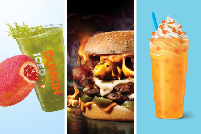 New products from Dunkin', Carl's Jr. and Sonic
