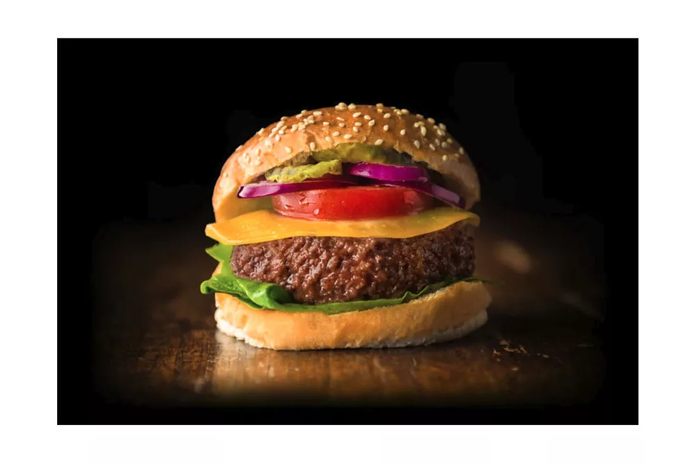 Mosa Meat hamburger