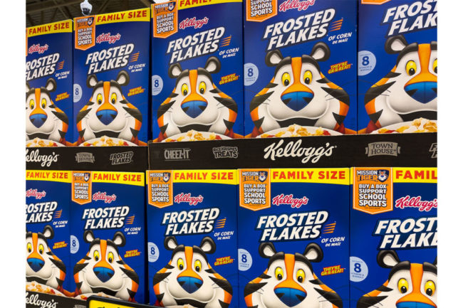 Kellogg's Frosted Flakes cereal