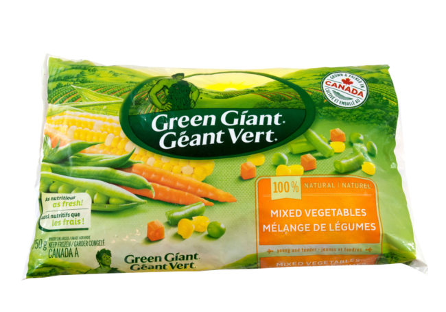 Green Giant frozen vegetables