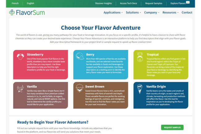Flavorsum website 