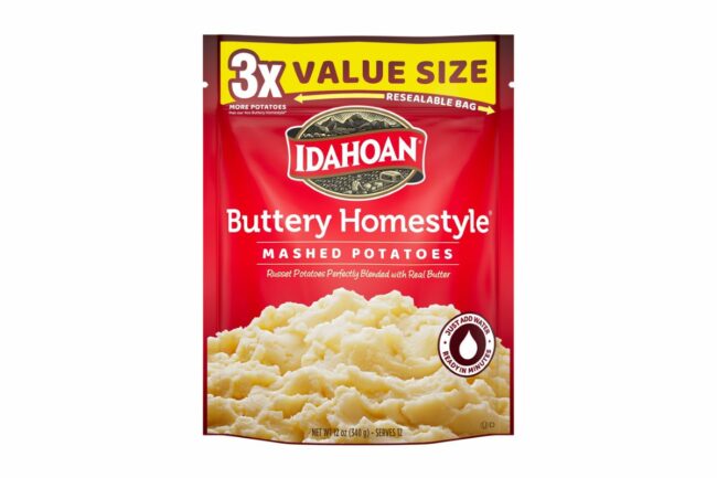 Idahoan potato package