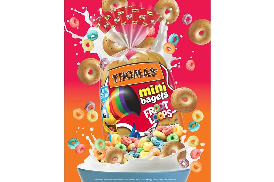 Thomas bagel froot loops