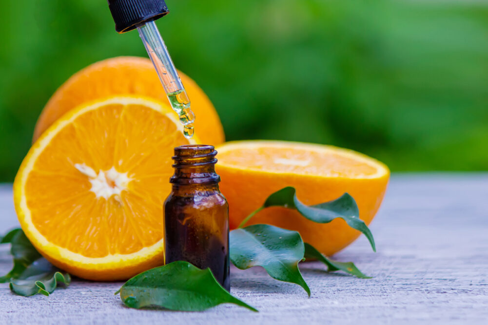 orange peel and oils