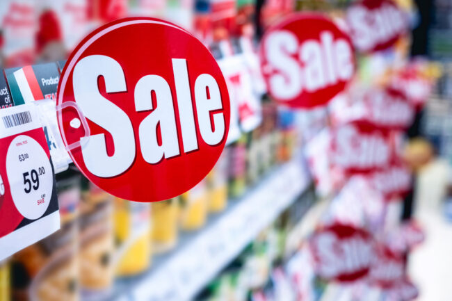 sale sign