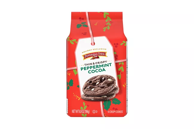 thin and crispy peppermint cocoa