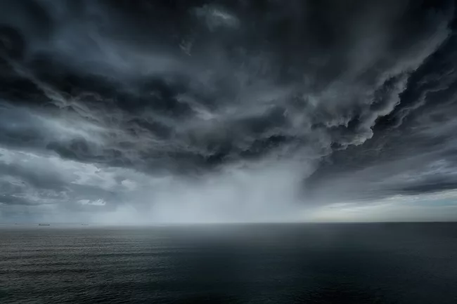 dark clouds