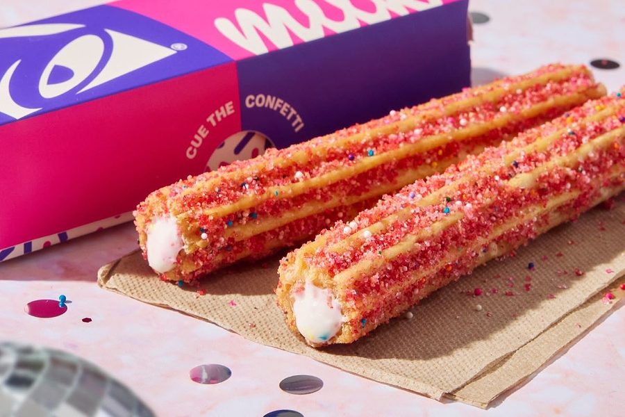 Taco bell birthday cake churros