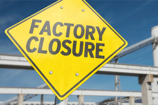 factory closure