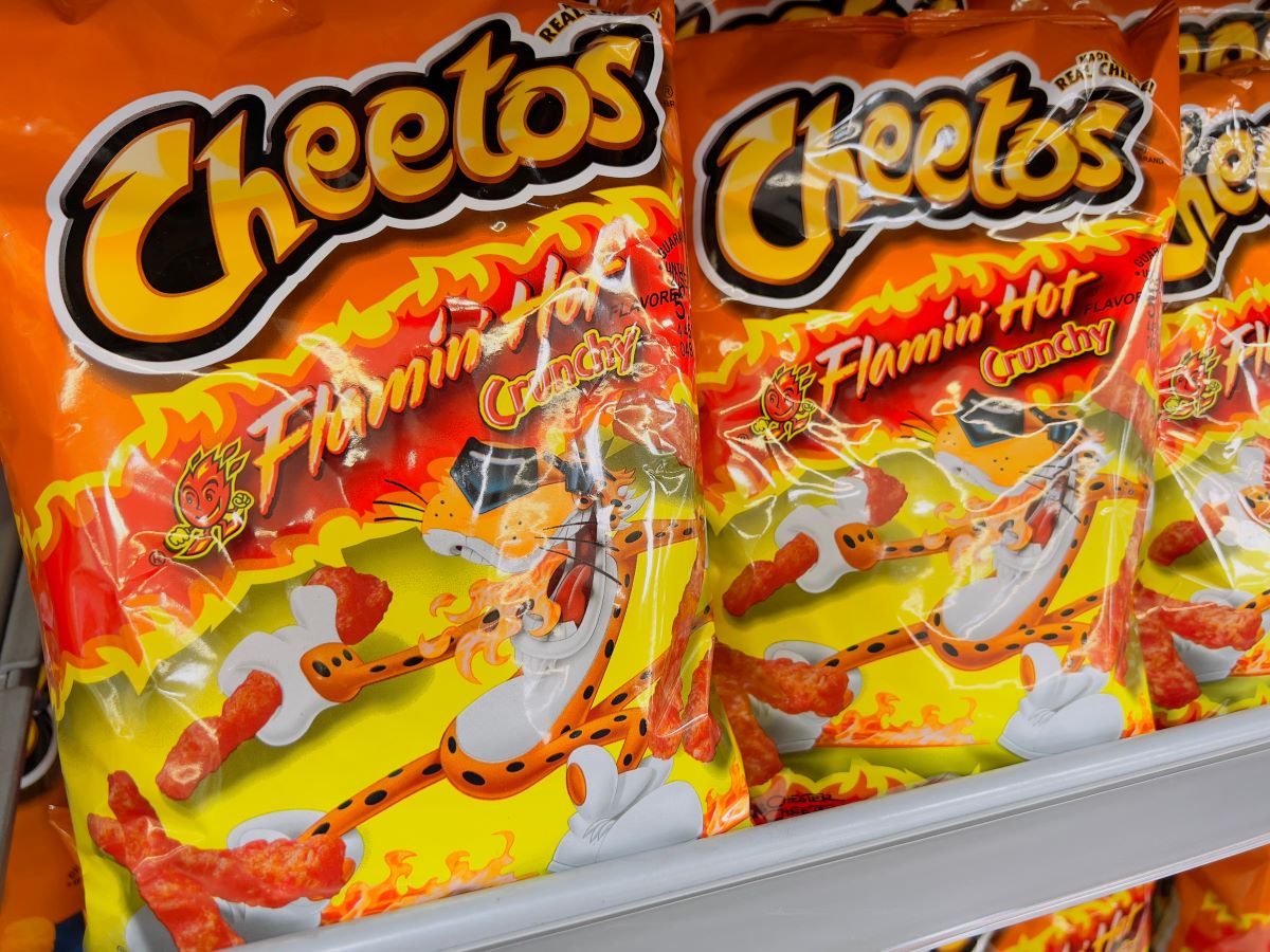 Cheetos bag