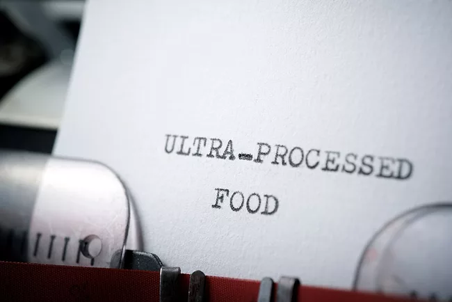 Ultra-processed foods graphic