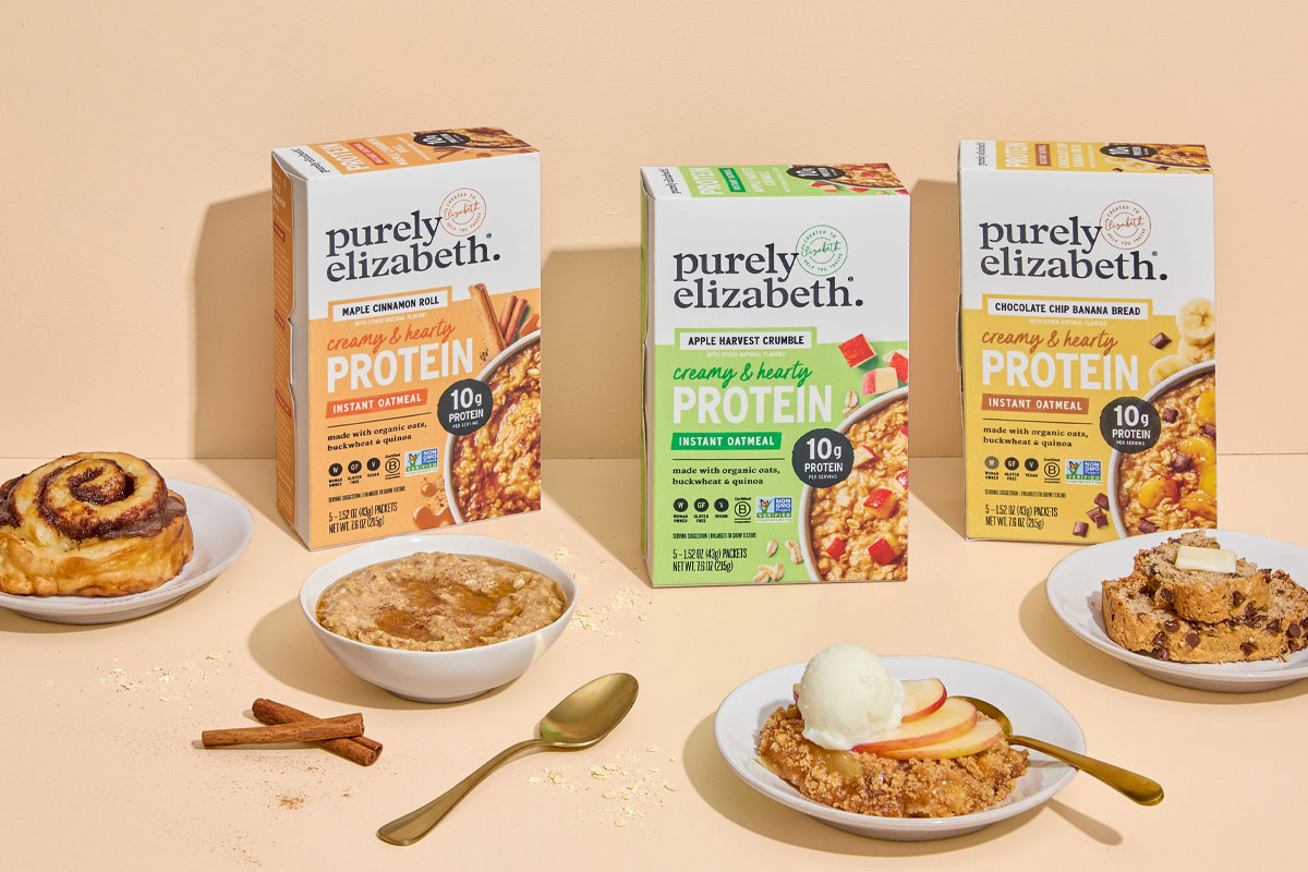 Purely Elizabeth unveils new protein oatmeal line