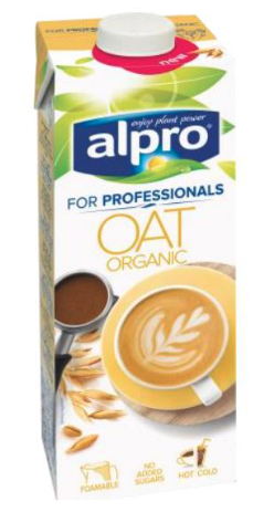 Alpro oat milk for baristas, Danone