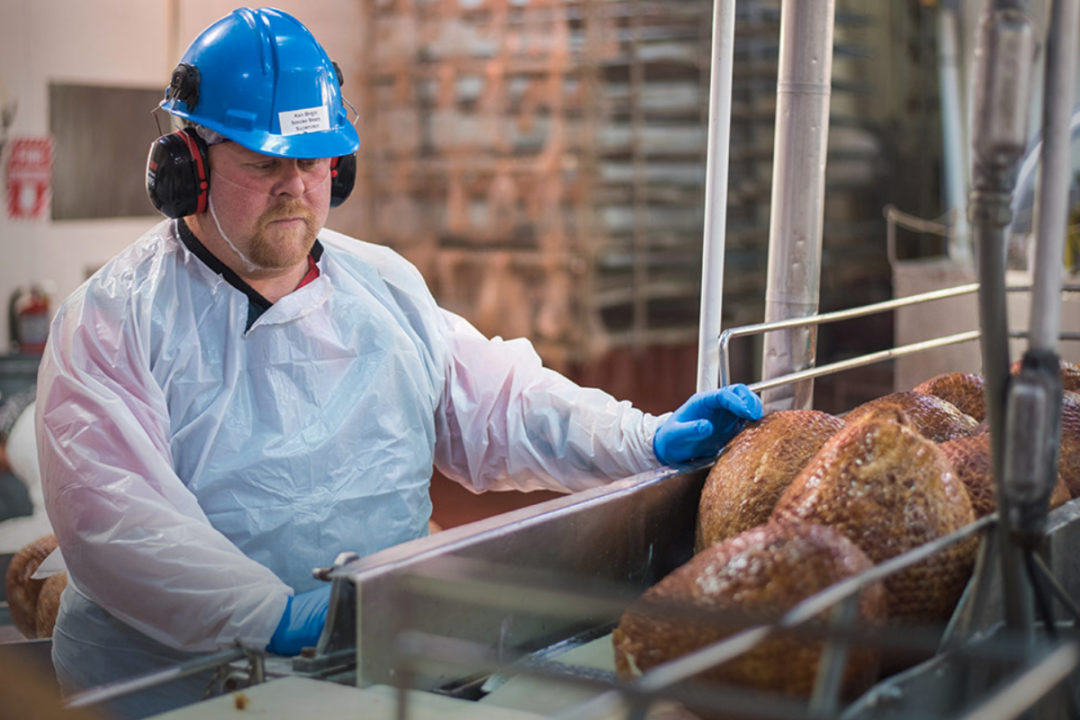 Smithfield Foods ham processing facility