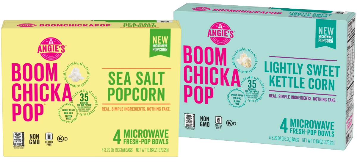 Angies Boomchickapop microwave popcorn, Conagra Brands