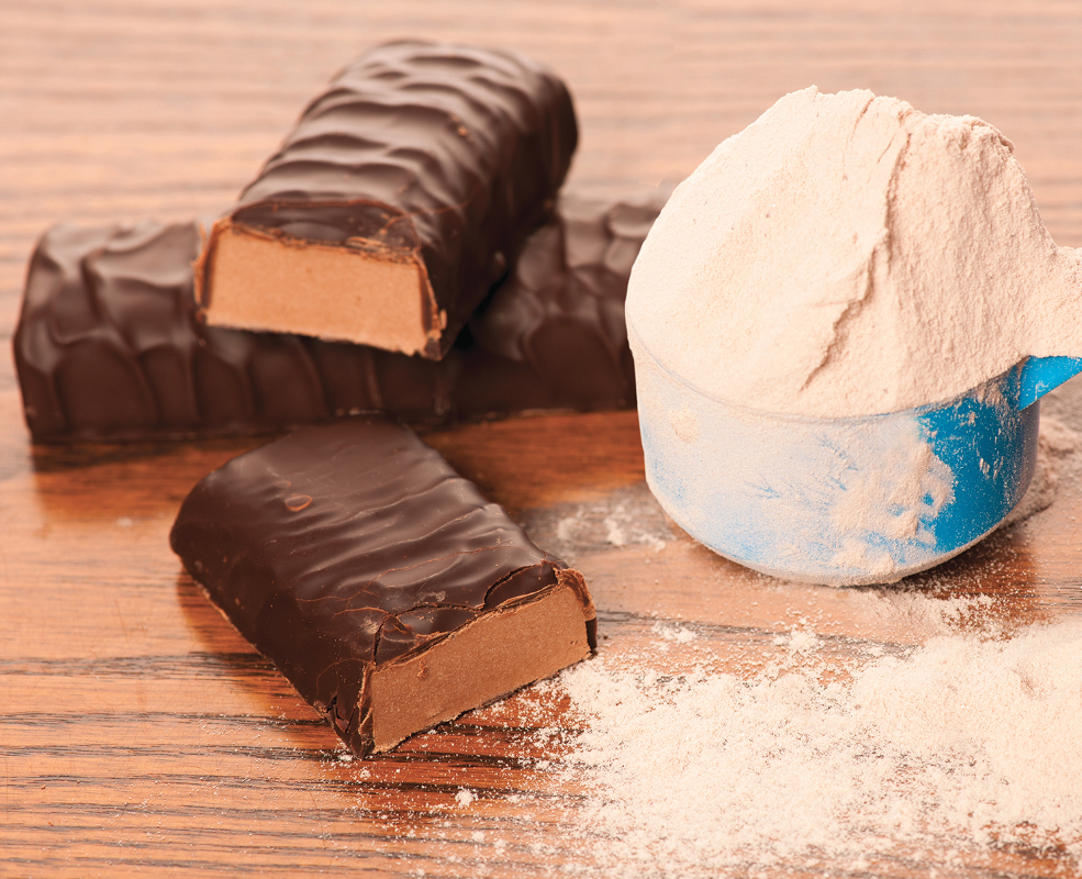 Protein powder and protein bars