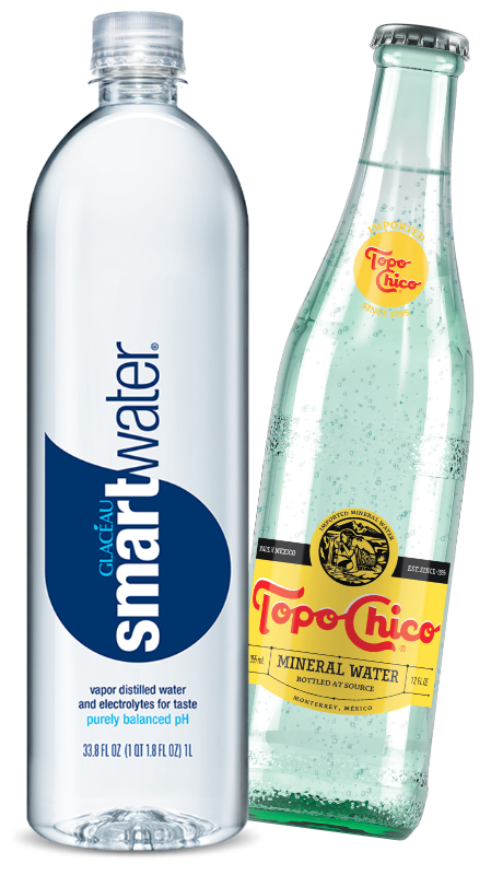 Smartwater and Topo Chico, Coca-Cola