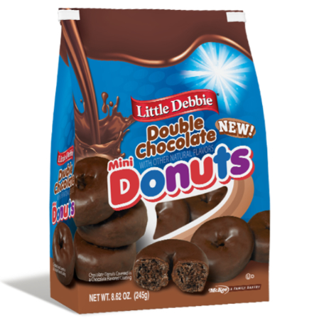 Little Debbie Double Chocolate Mini Donuts