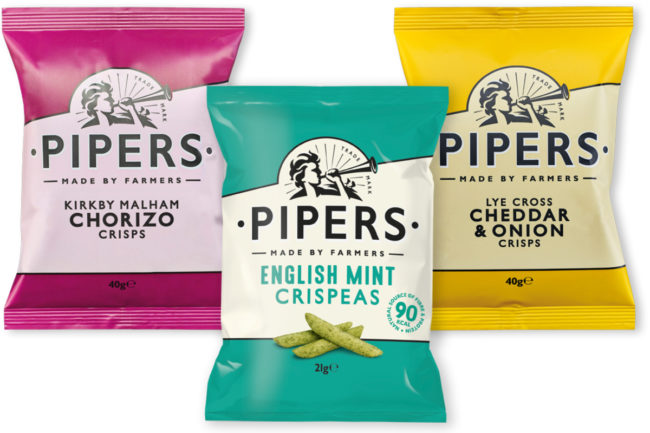 Pipers Crisps and Crispeas