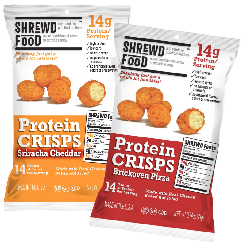 Shrewd Foods protein crisps