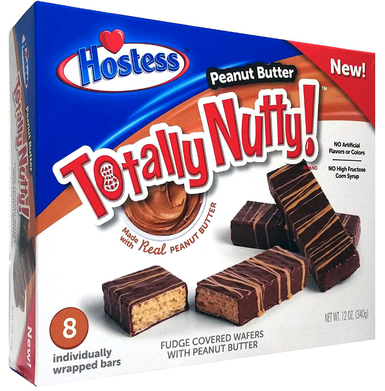Hostess Totally Nutty peanut butter wafer bars