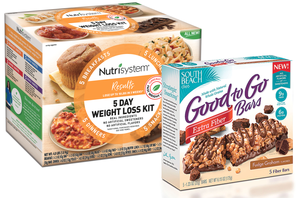 Nutrisystem and South Beach Diet products