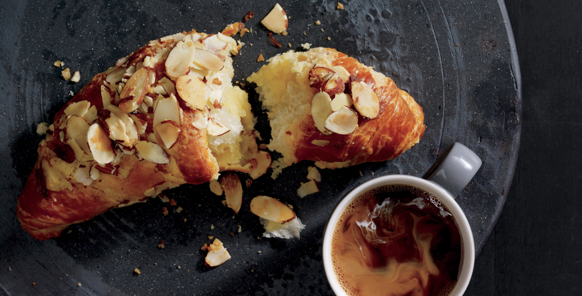 Starbucks almond croissant