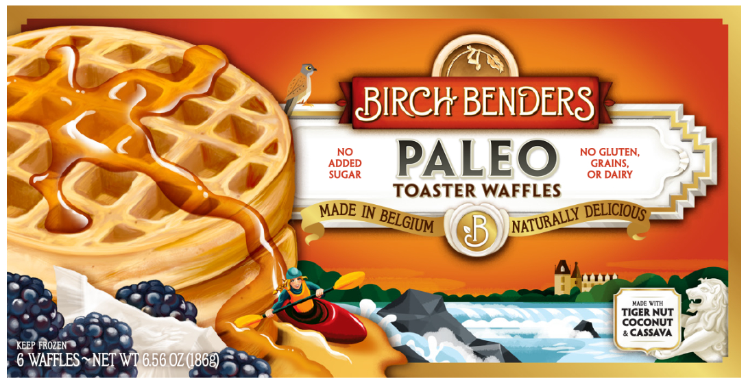 Birch Benders paleo waffles