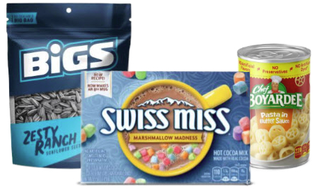 Conagra Brands grocery and snack products