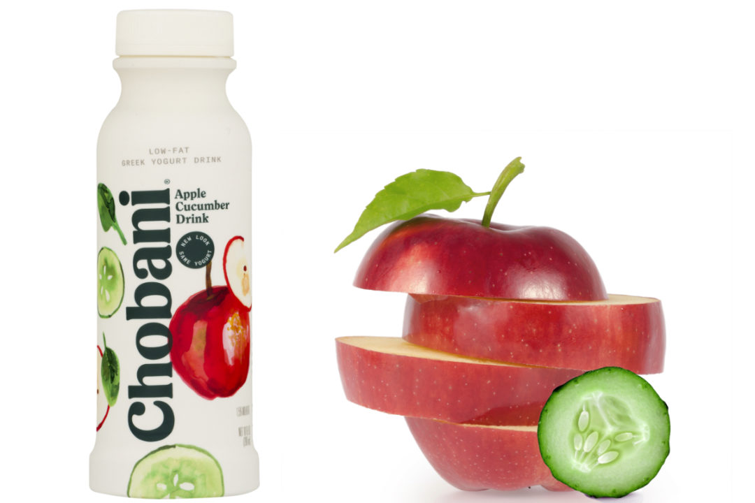 Chobani apple cucumber drink