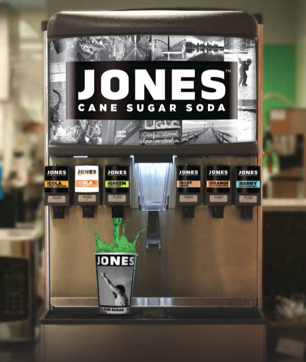 Jones Soda fountain