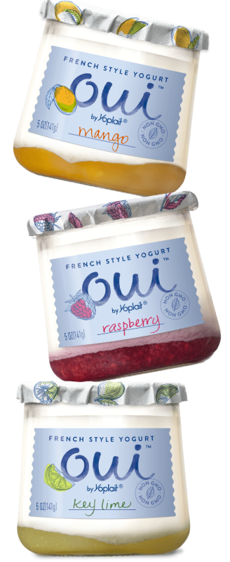 Oui by Yoplait yogurt, General Mills