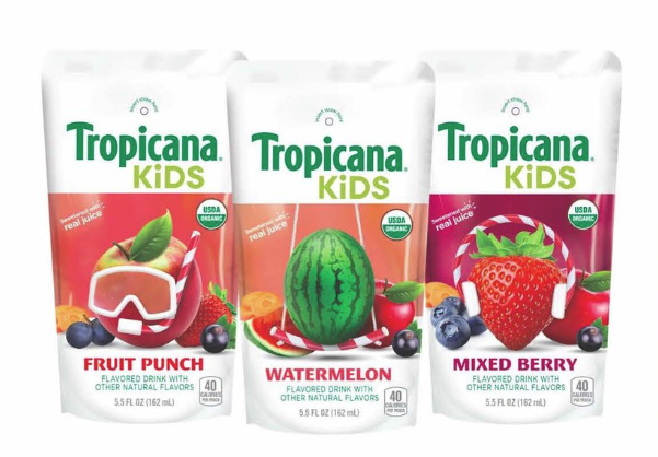 Tropicana Kids organic beverages, PepsiCo