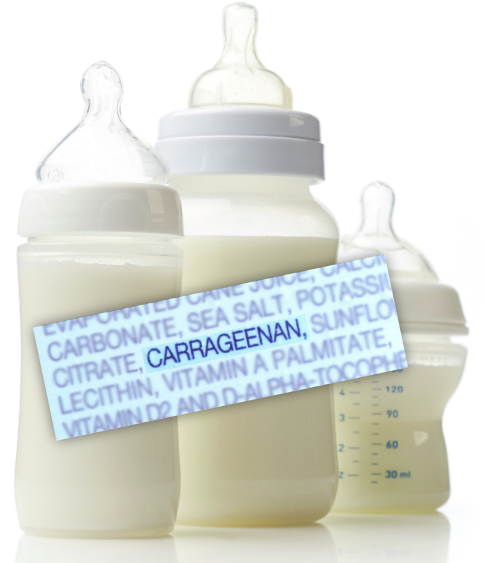 Baby formula with carrageenan