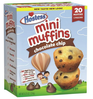 Hostess chocolate chip Mini Muffins