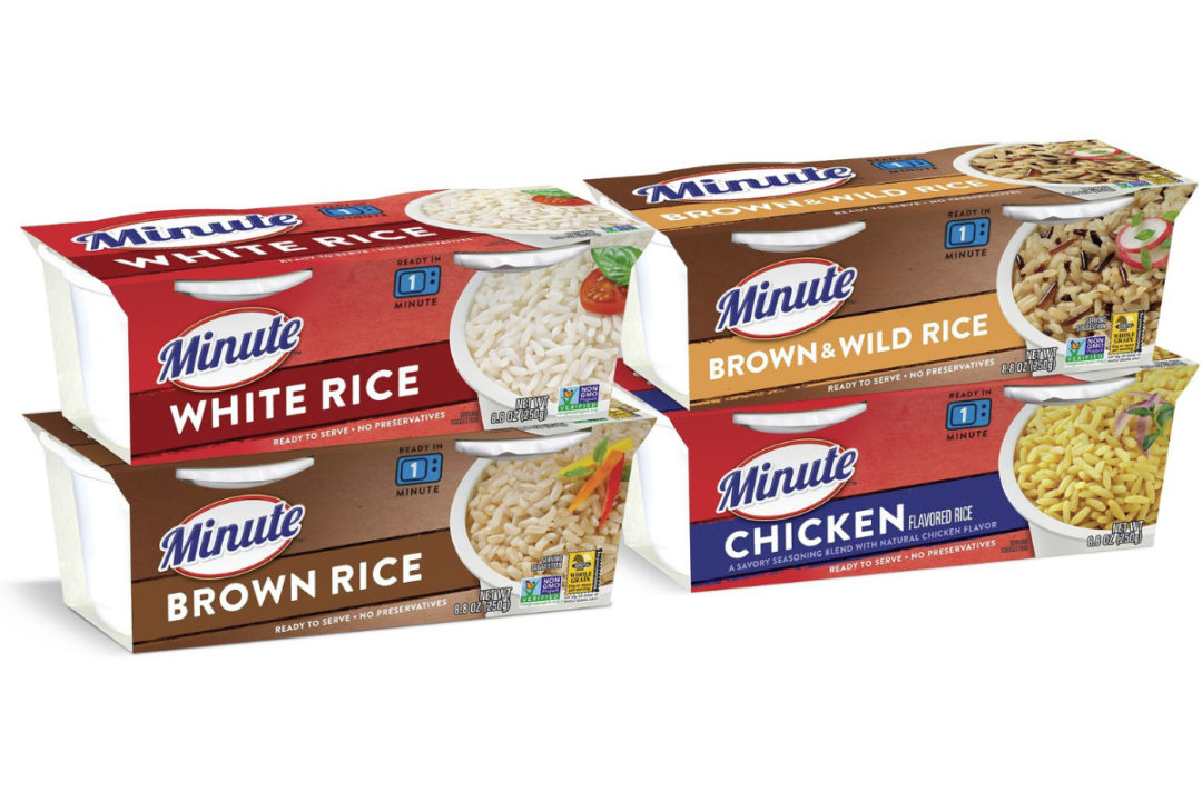 Minute rice new packaging, Riviana Foods