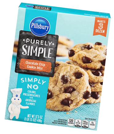 Pillsbury Purely Simple cookie mix