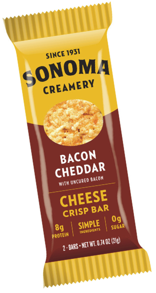 Sonoma Creamery Bacon Cheddar Cheese Crisp Bar