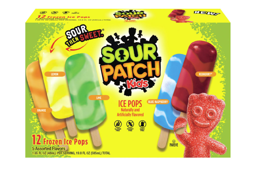 Sour Patch Kids ice pops, J&J Snack Foods and Mondelez International