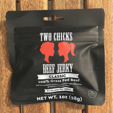 Two Chicks Beef Jerky 1-oz pack