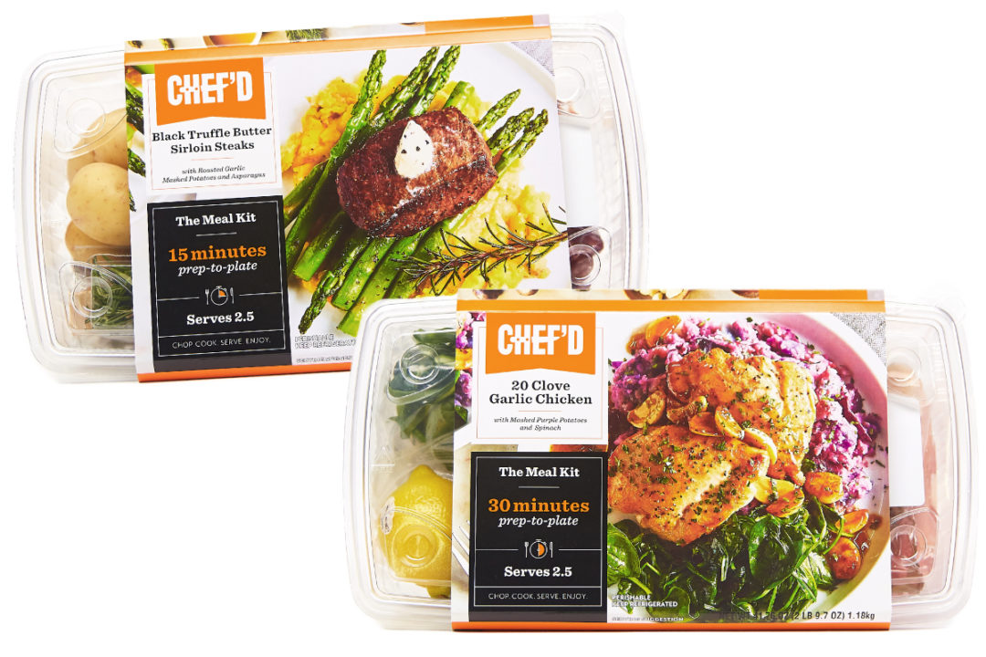 Chef'd retail meal kits